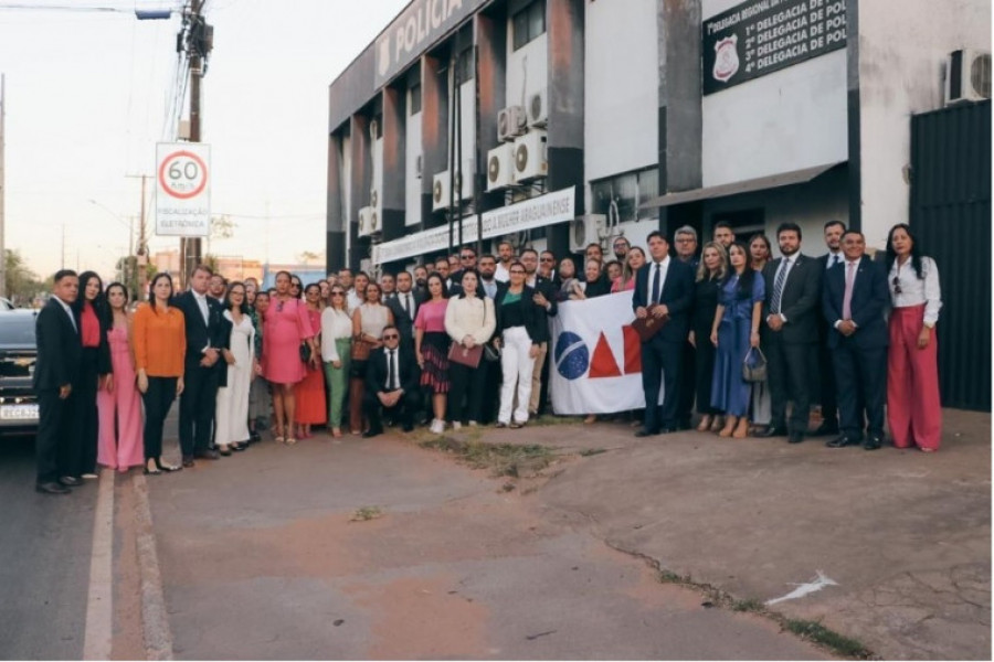 Desagravo do Conselho da OAB no Complexo de Delegacias de Araguaína