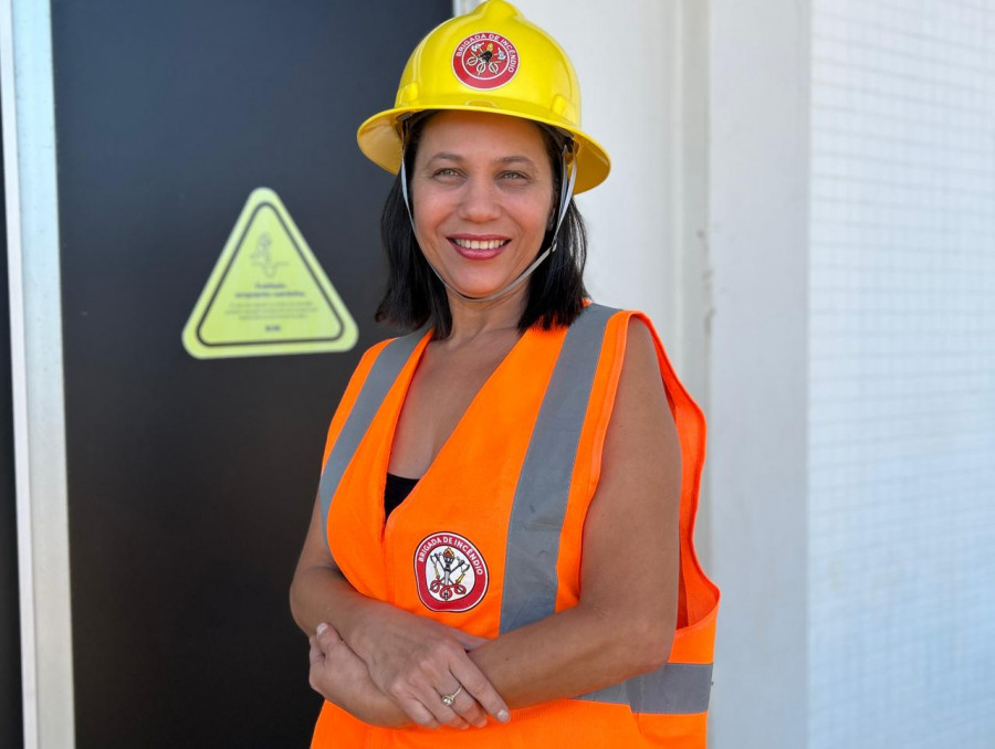 Maria de Jesus Alves é brigadista e atual coordenadora da brigada da BRK-Palmas.