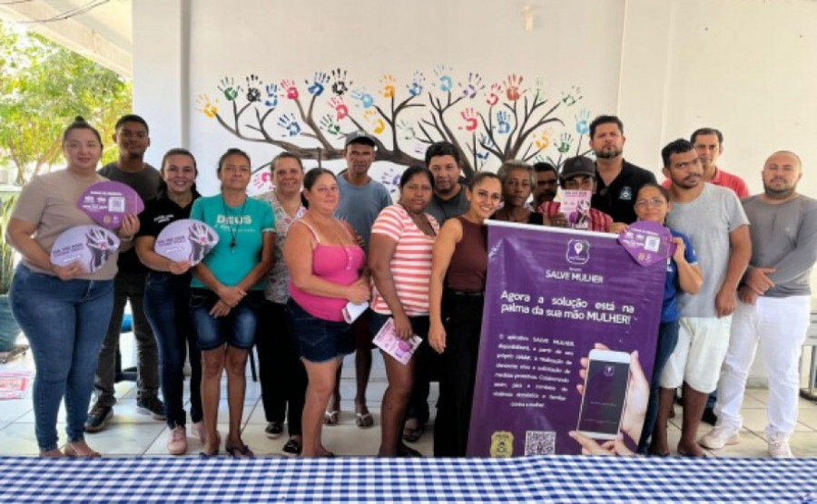 Iniciativa fez parte das ações do Agosto Lilás, no âmbito da Operação Shamar - Foto: Divulgação PCTO