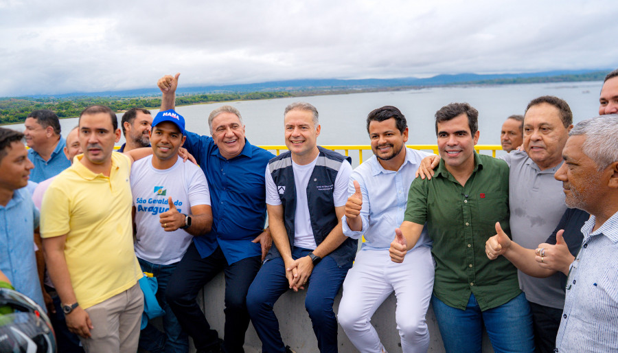 Durante vistoria, governador Laurez Moreira e ministro Renan Filho anunciam entrega da Ponte de Xambioá para novembro