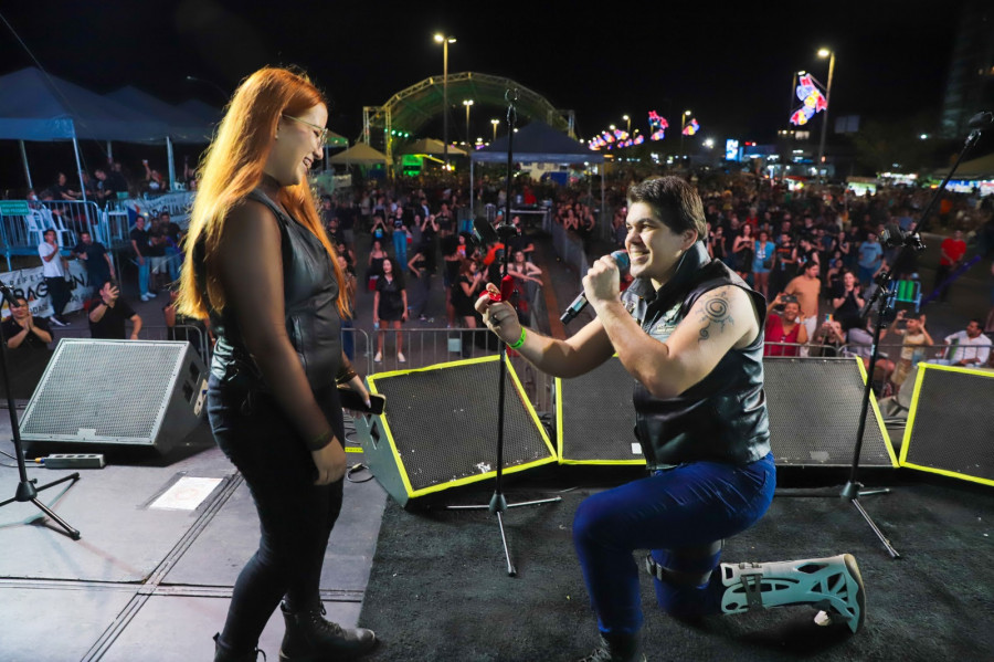 Renys André e Tayná Ferraz