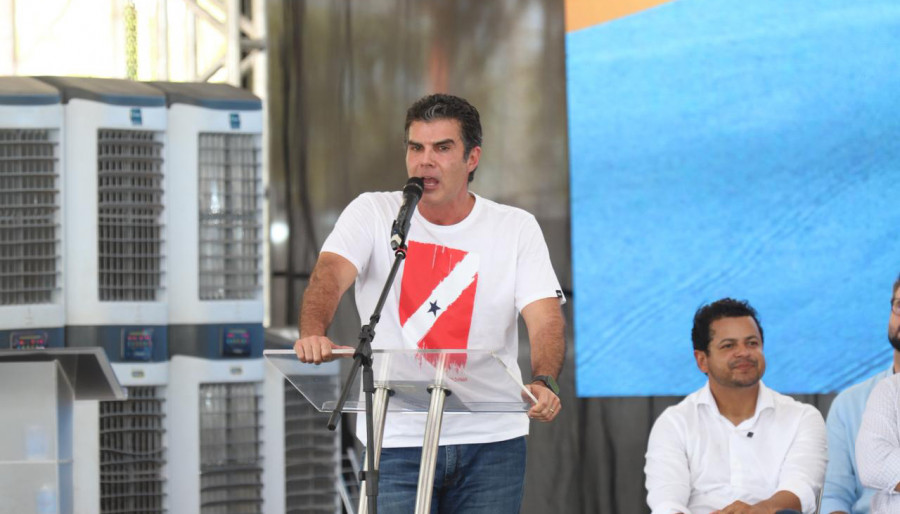Governador do Pará, Helder Barbalho, ressalta que a obra consolida o Tocantins e o Pará como um importante elo de integração entre a região Norte e o restante do país (Crédito foto: Ademir dos Anjos/Governo do Tocantins)