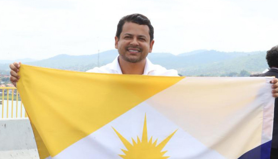 Prefeito de Xambioá, Mayck Câmara, descreve a entrega da ponte como uma vitória histórica para o Tocantins, para o Pará e para todo o Brasil (Crédito foto: Antonio Gonçalves/Governo do Tocantins)