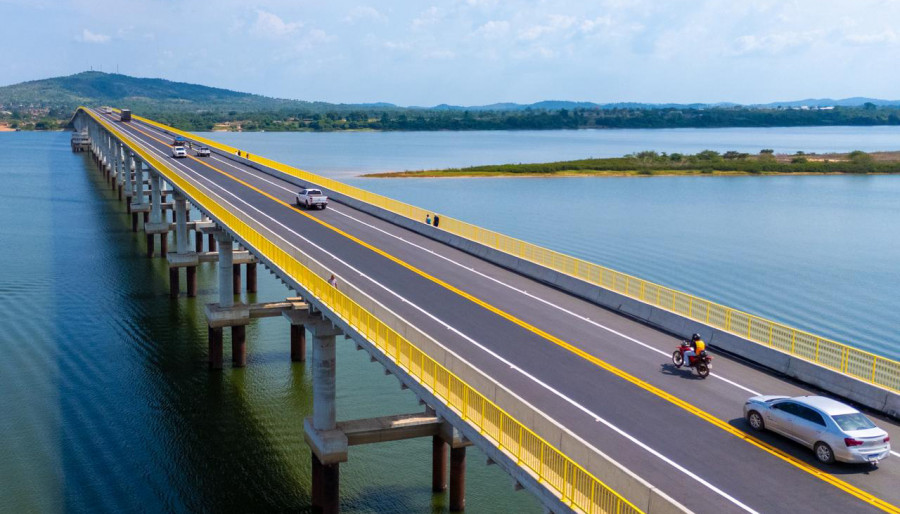 Nova ponte conecta cidades e fortalece a economia da região Norte (Crédito foto: Bruno Maia/Governo do Tocantins)