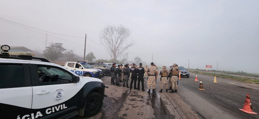 Vários mandados judiciais foram cumpridos