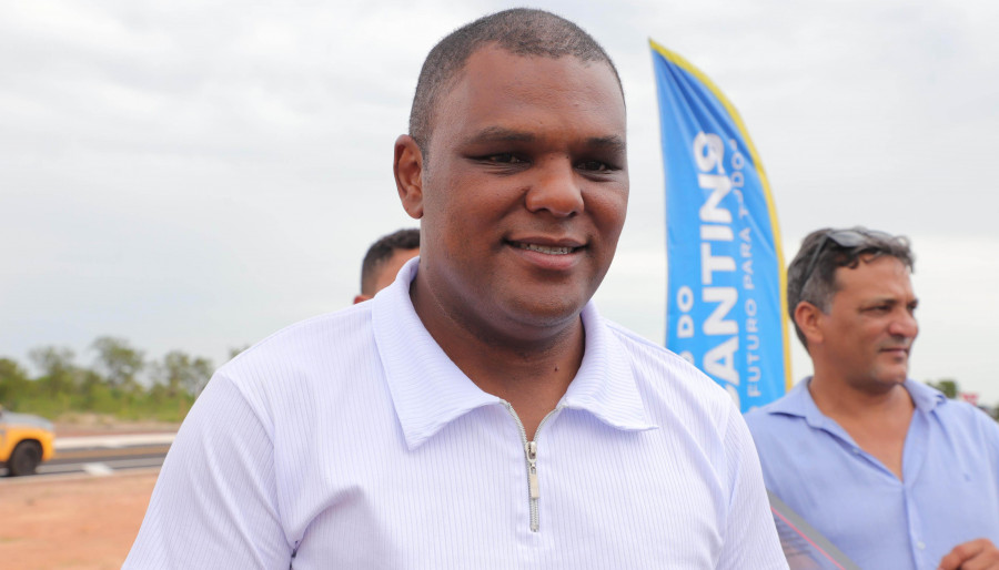 Prefeito de Lagoa do Tocantins, Leandro Soares, declarou que a ponte já está facilitando o acesso da população a outras cidades (Adilvan Nogueira/Governo do Tocantins);