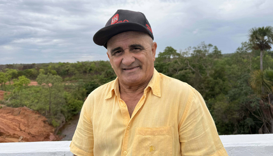 Morador de Novo Acordo, Edmilson Amorim Soares enfatizou que a ponte reforça a integração entre os municípios (Rafael de Oliveira/Governo do Tocantins);