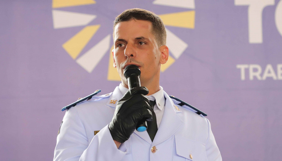 Orador da turma Paulo Henrique Silvestre enalteceu a trajetória dos alunos até a formação;