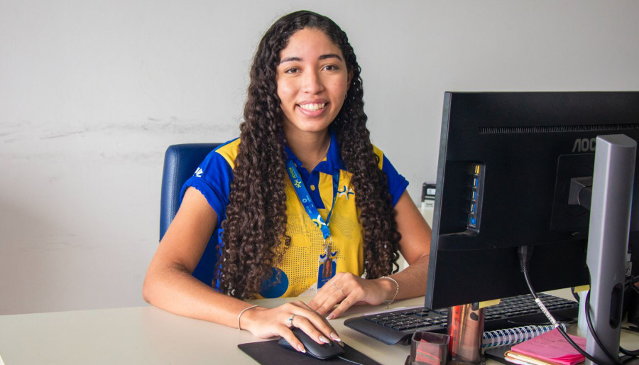 Emily Giovanna compartilha os impactos positivos do programa que impactou sua trajetória pessoal e profissional (Foto:Setas/Governo do Tocantins)