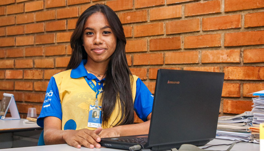 Luisa Catarina Reis comemora a retomada do Programa Jovem Trabalhador como a continuidade das oportunidades e o fortalecimento da inclusão (Foto:Setas/Governo do Tocantins)