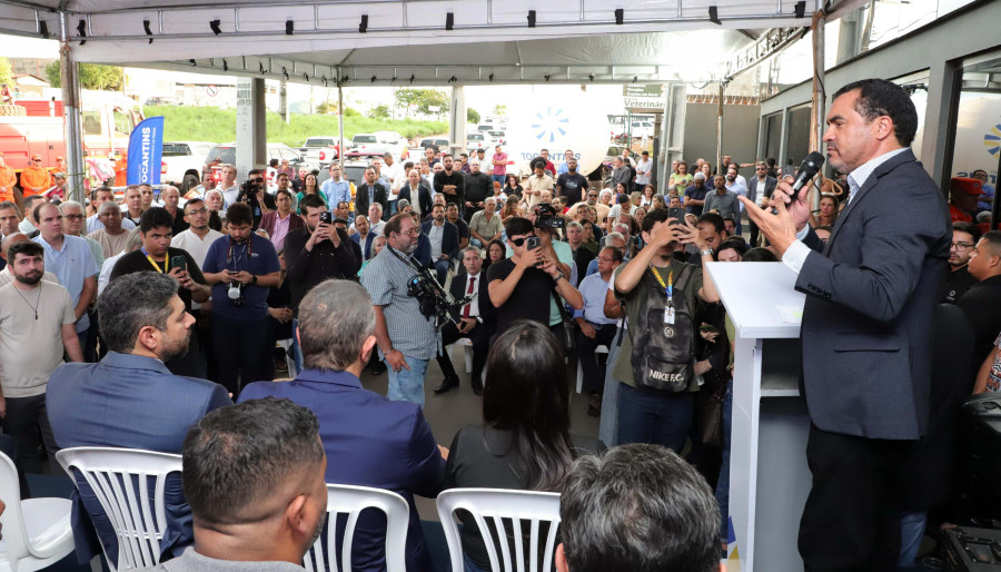 Governador Wanderlei Barbosa destacou que os investimentos em infraestrutura física e equipamentos são fundamentais para fortalecer a segurança pública e ampliar o acesso da população aos serviços policiais - Foto: Marcio Vieira/Governo do Tocantins
