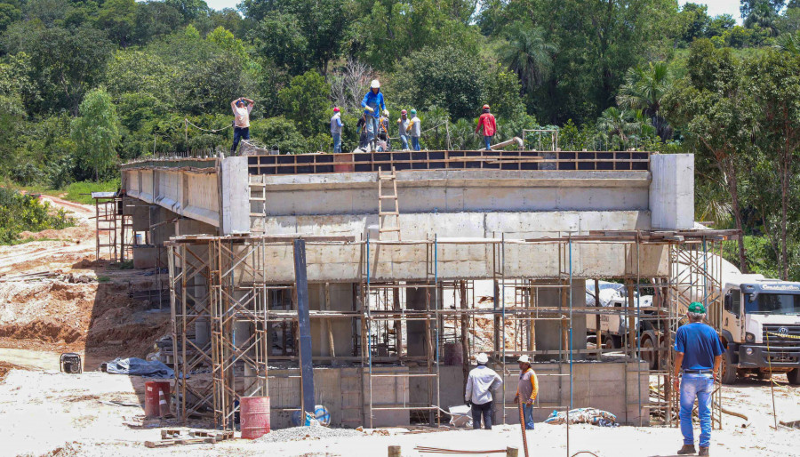 Com investimento de R$ 11,9 milhões, nova ponte vai fortalecer a mobilidade entre São Félix do Tocantins e Lizarda - Foto: Márcio Vieira/Governo do Tocantins