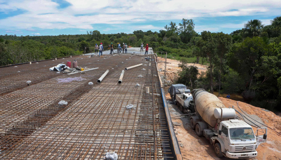 Obra é considerada fundamental para impulsionar o desenvolvimento econômico e turístico do Jalapão - Foto: Márcio Vieira/Governo do Tocantins