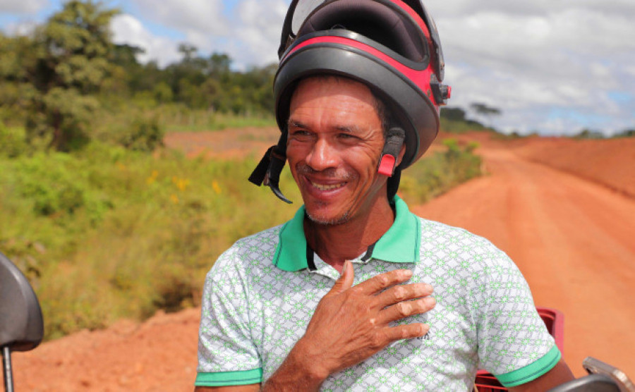 Morador de Conceição, produtor rural Joacir Cardoso de Sousa também comemorou os avanços para quem vive e trabalha na região - Foto: Adilvan Nogueira/Governo do Tocantins