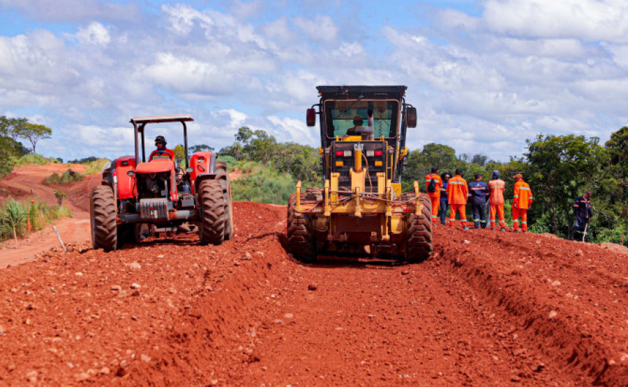 Trecho entre Conceição e Taipas já alcançou 98% de execução, impulsionando a integração regional e o escoamento da produção - Adilvan Nogueira/Governo do Tocantins