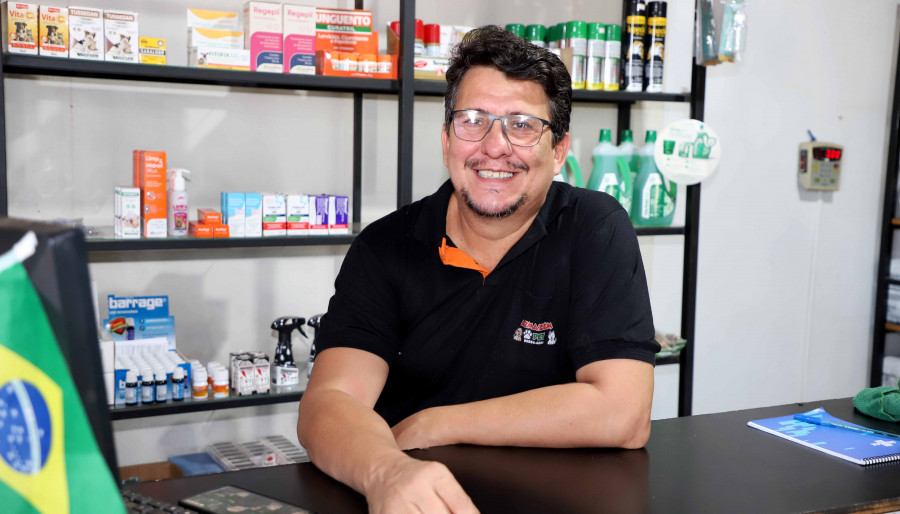 Empresário Jayson Nunes Barros enfatiza melhorias na segurança da região após entrega do Complexo de Delegacias em Taquaralto - Foto: Marcio Vieira/Governo do Tocantins