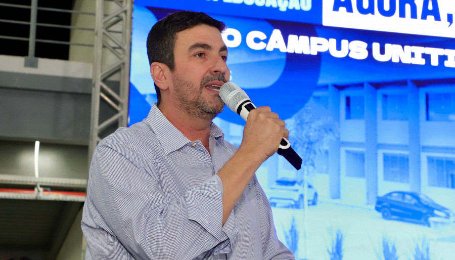 Reitor da Unitins Augusto Rezende celebra entrega do novo câmpus - Foto: Antonio Gonçalves/Governo do Tocantins