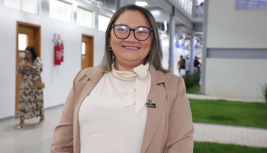 Professora e coordenadora do curso de Ciências Contábeis, Venusa Delgado Rego, ressalta marco histórico da expansão da Unitins no interior do Tocantins - Foto: Antonio Gonçalves/Governo do Tocantins
