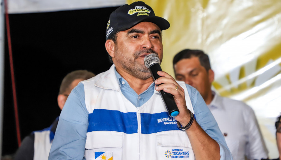 Governador Wanderlei Barbosa destaca que o Estado atua de forma imediata para garantir condições seguras de tráfego nas rodovias alternativas da região (Foto: Esequias Araújo/Governo do Tocantins)