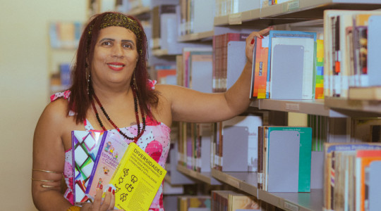 Rubra, uma professora transgênero da UFT