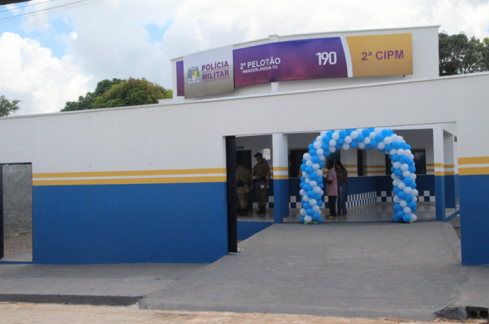 Sede do Pelotão da Polícia Militar é inaugurada em Wanderlândia. Foto: Divulgação/2º BPM