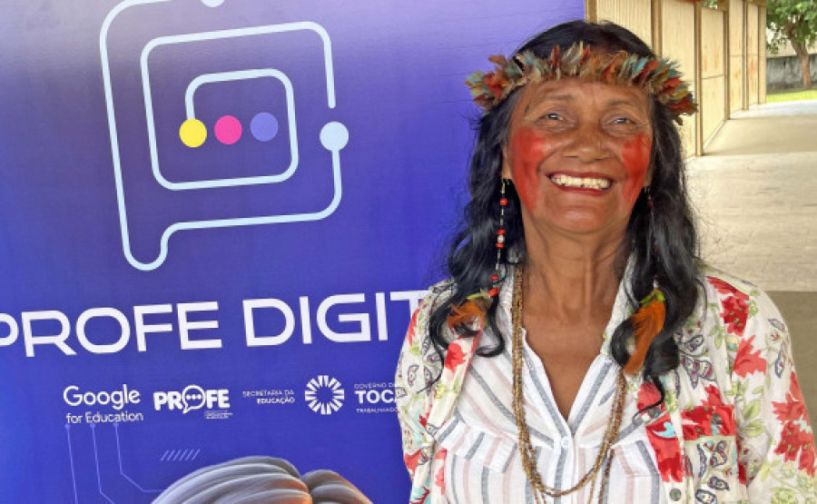 Professora Noemi Xerente, de Miracema, foi a primeira professora indígena do Tocantins.