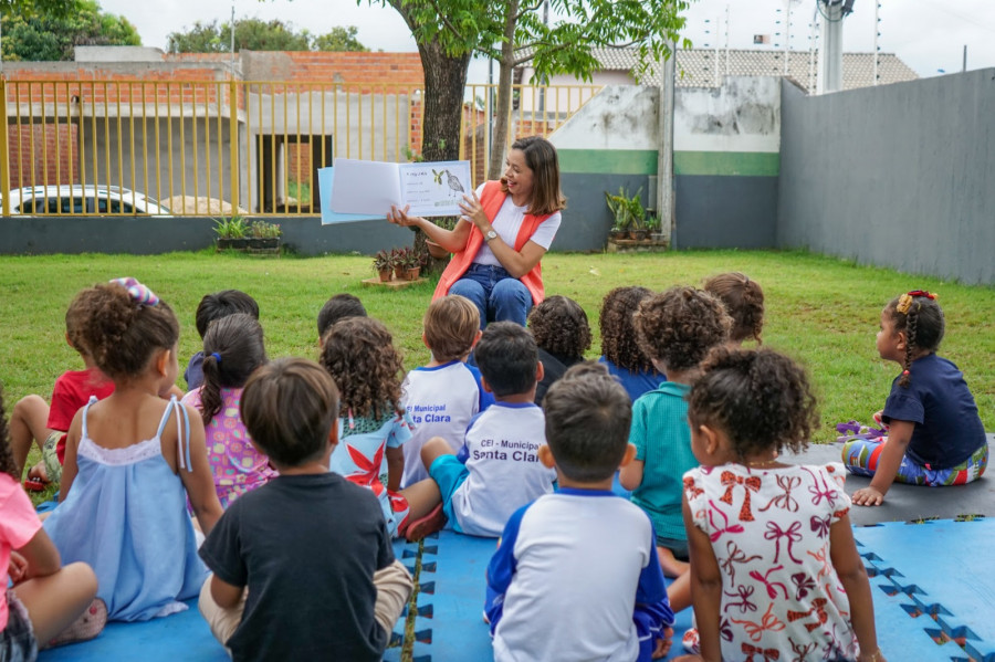 Projeto “Aves do Nosso Quintal”, desenvolvido no Centro Educacional Infantil Santa Clara, no Setor Céu Azul