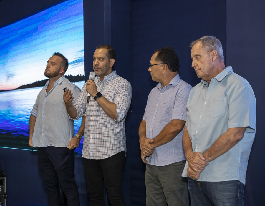 Sócios do Riviera - Rafael Faria, Fernando Fonseca, Edvaldo Campelo e Raimundo Faria.