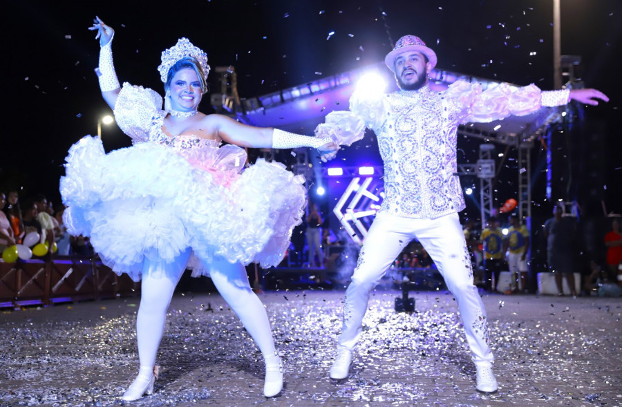 Desde 2019, Larissa Castro dança como noiva na Junina Malacabados. Ela e o seu par Thiago Lopes conquistaram 300 pontos.
