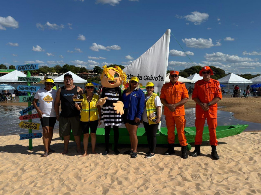 A iniciativa contou com o apoio do Corpo de Bombeiro Militar do Tocantins (CBMTO).