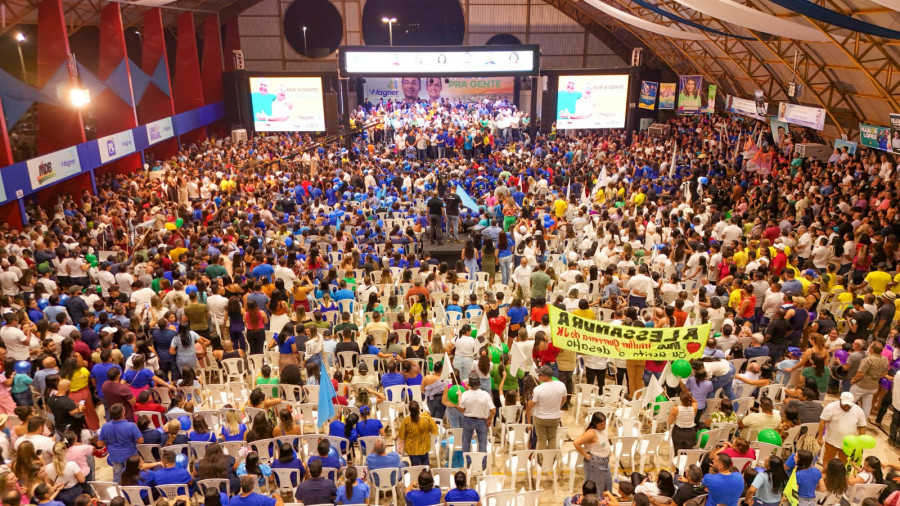 Público presente na convenção da chapa Wagner Rodrigues e Israel Guimarães. Foto: Ascom Wagner. 