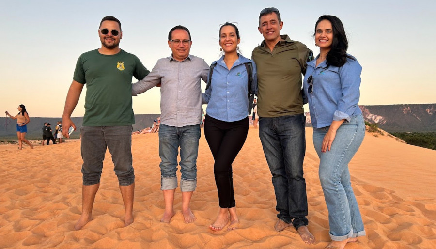 Presidente do Naturatins, Renato Jayme, vistoriou atrativo na sexta-feira, 2