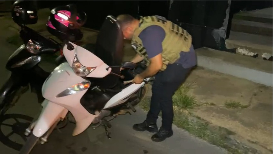 Moto apreendida
