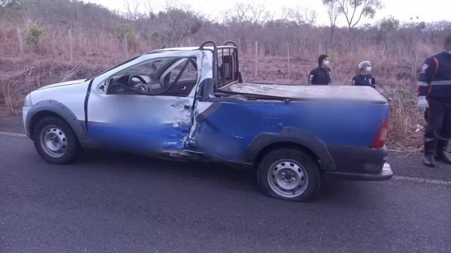 Veículo envolvido no acidente. 