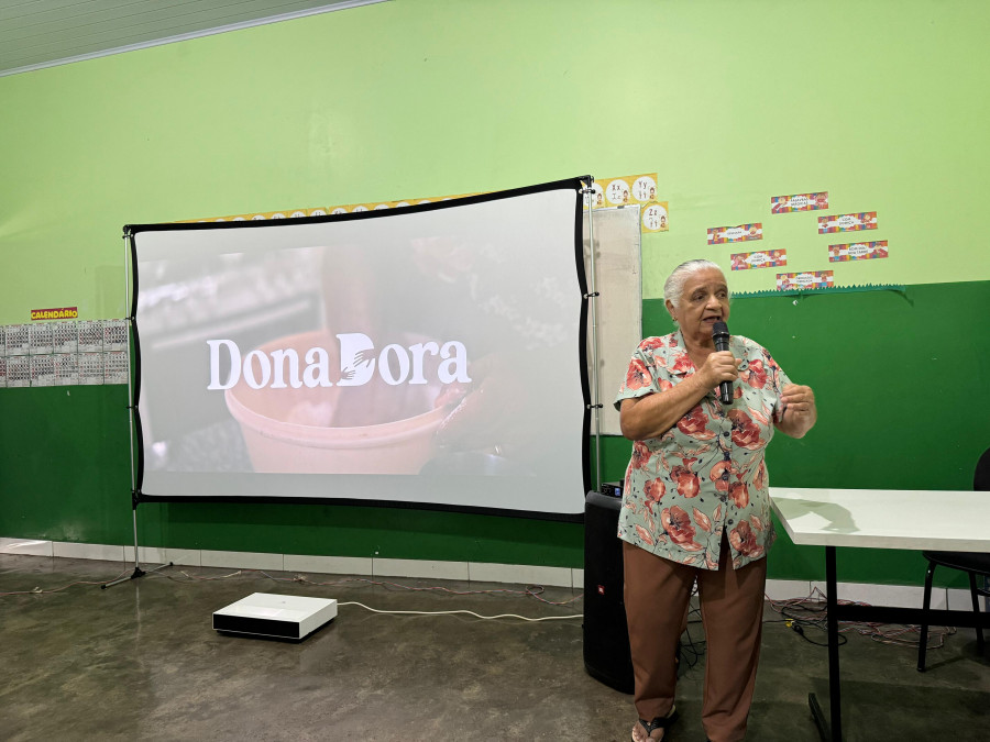 Dona Dora marcou presença no evento.