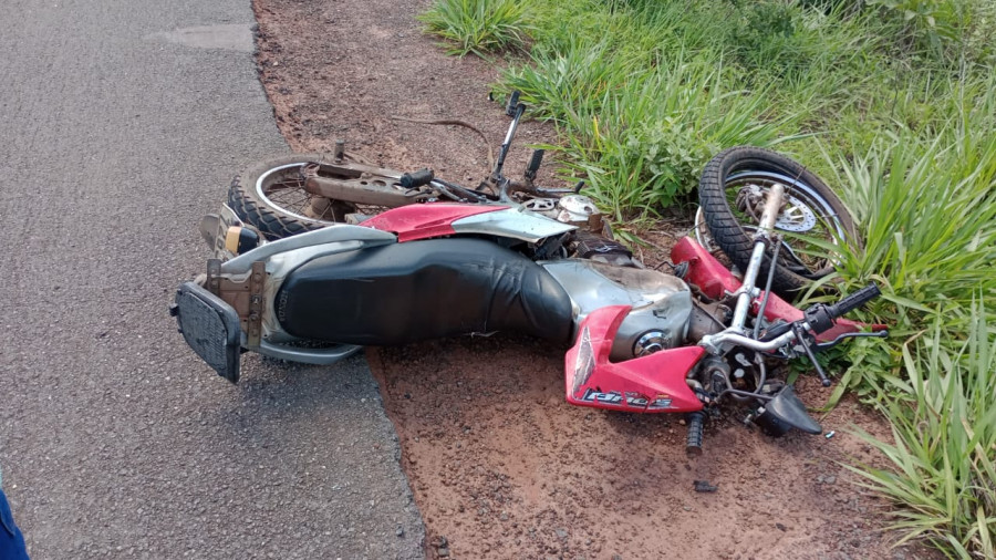 Acidente envolveu duas motos 