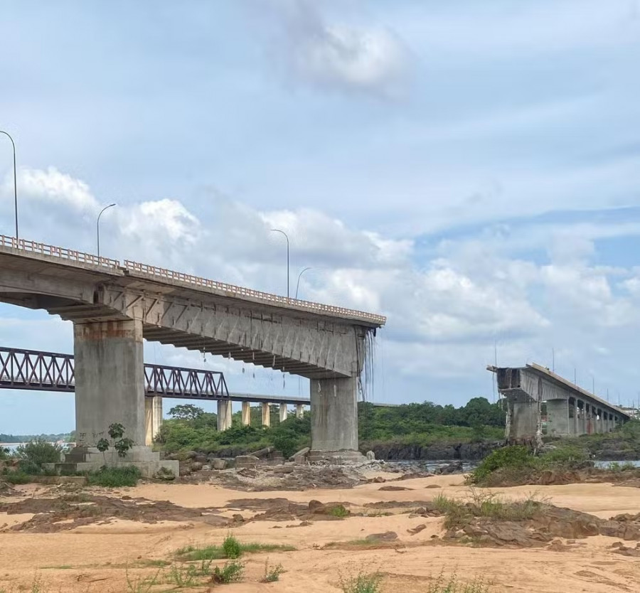 Ponte de Estreito, que liga o Tocantins ao Maranhão. Foto: Reprodução/Redes Sociais