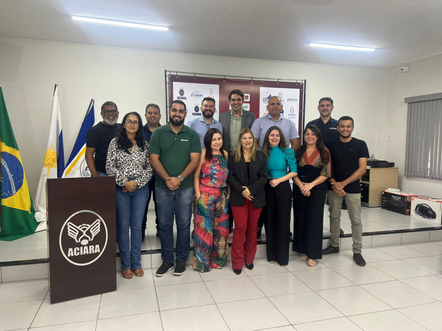 Sorteio foi transmitido nas redes sociais da Aciara. 