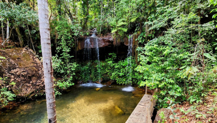 Cachoeira Bela Vista, em Taquaruçu beleza e fácil acesso - Foto: Seleucia Fontes/Gov. TO