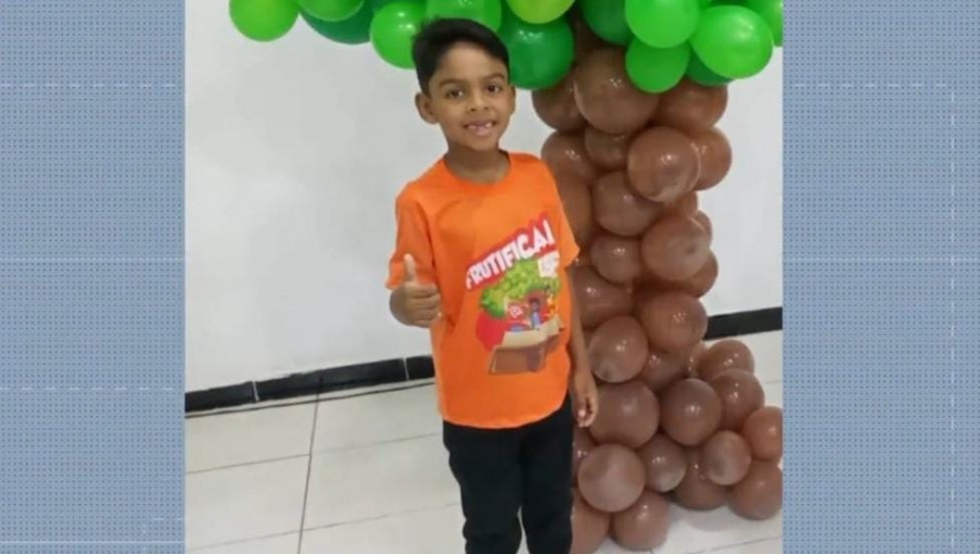 Luís Fernando Rocha Silva, de 7 anos, morreu após consumir ovo de Páscoa envenenado