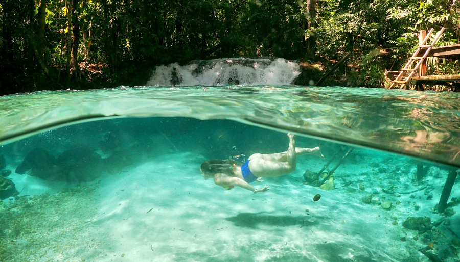 Cachoeira do Formiga, Mateiros-  Jalapão é cenário de natureza exuberante. Foto: SETUR-TO