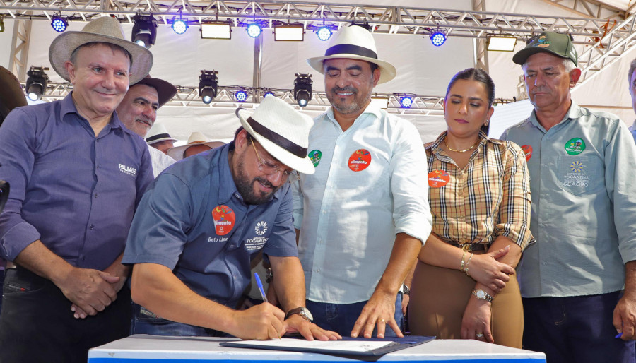  Secretário da Sics, Carlos Humberto Lima, apresenta detalhes sobre o Distrito 65 e a expectativa de geração de empregos em Palmas FOTO: Antonio Gonçalves/Governo do Tocantins