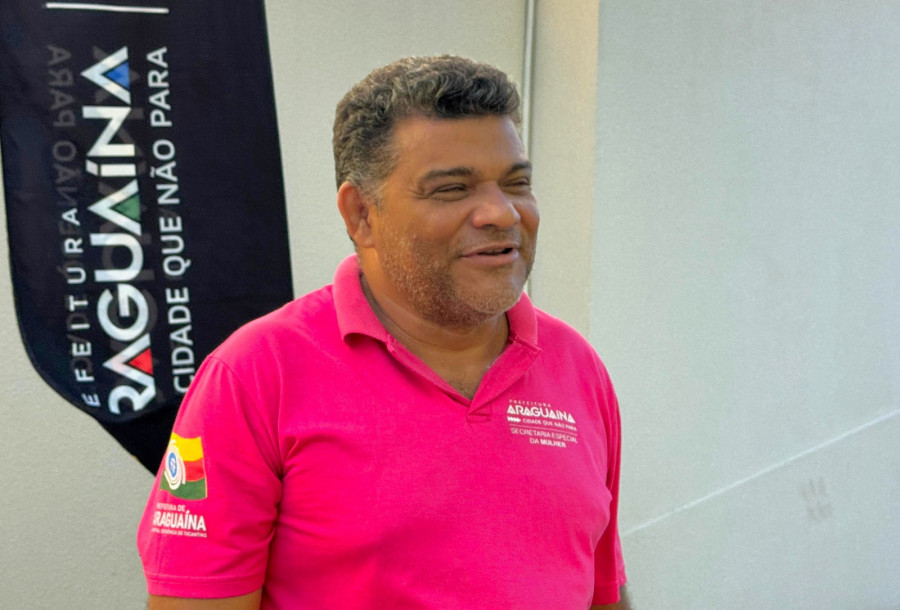 Charles Silveira, motorista da Secretaria da Mulher (SEMUL) FOTO - Lara Fernandes / Secom Araguaína