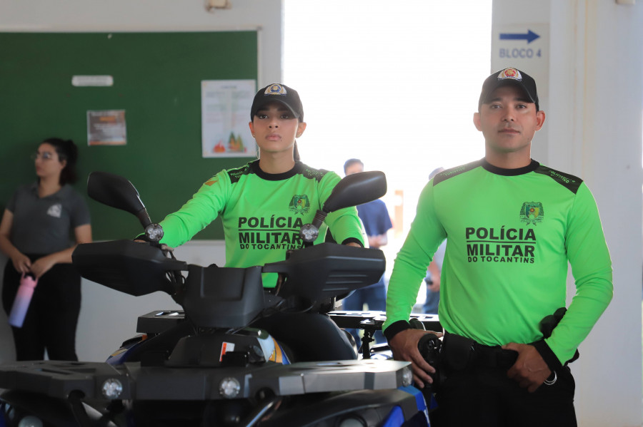 Polícia Militar apresentou os uniformes que serão utilizados durante a temporada de praias no Estado - Créditos: Felix Carneiro/Governo do Tocantins