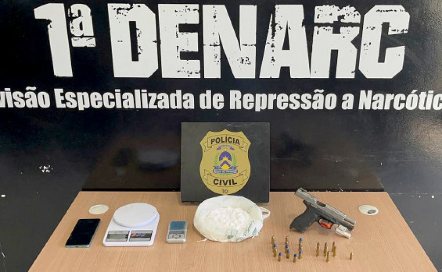 Arma de fogo é apreendida com adolescente na região sul de Palmas - SSP/Governo do Tocantins