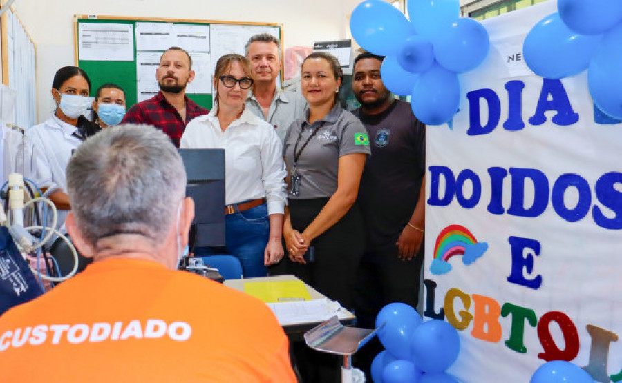 Custodiados idosos e LGBTQIA+ receberam atendimento de saúde e assistência social - Danilo Rodrigues/Governo do Tocantins
