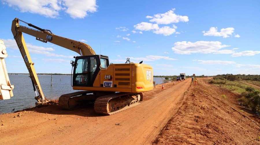  Barragem Taboca, construída há mais de 40 anos, será revitalizada para atender às novas exigências de segurança e garantir o abastecimento hídrico do Projeto Rio Formoso -- Foto: Ademir dos Anjos/Governo do Tocantins 