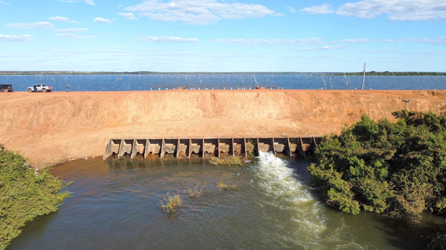 Barragem Taboca, construída há mais de 40 anos, será revitalizada para atender às novas exigências de segurança e garantir o abastecimento hídrico do Projeto Rio Formoso  Foto: Ademir dos Anjos/Governo do Tocantins 
