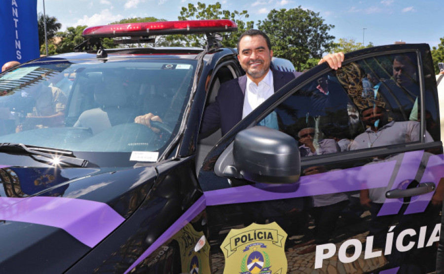 Governador do Tocantins, Wanderlei Barbosa, destaca que investimentos propiciam além de uma população segura, um efetivo capacitado e equipado para uma prestação de serviços de eficiência - Esequias Araújo/Governo do Tocantins