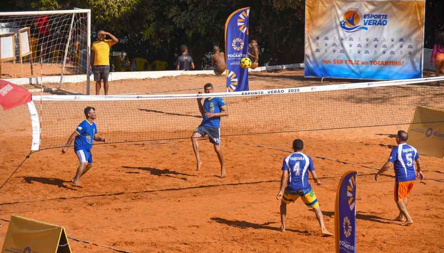 Programação esportiva da temporada é realizada pelo  projeto Esporte Verão, promovido pelo Governo do Tocantins, por meio da Secretaria dos Esportes e Juventude ( Foto: Thiago Wahlbrink/Governo do Tocantins)